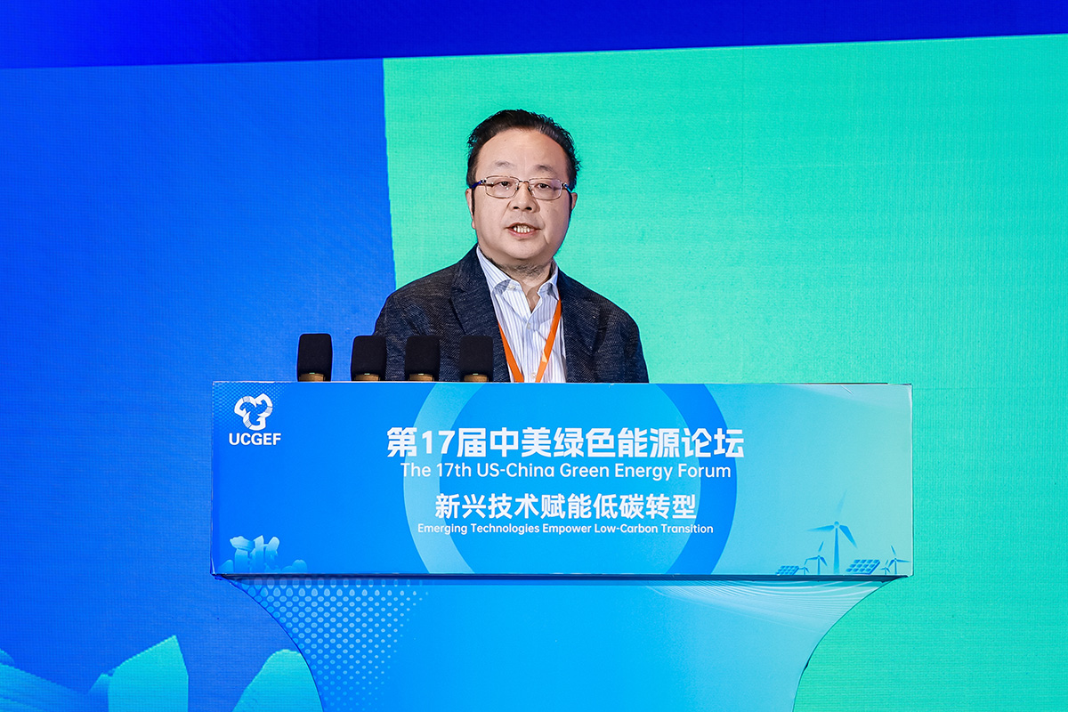 清华大学碳中和研究院院长、中国工程院院士贺克斌