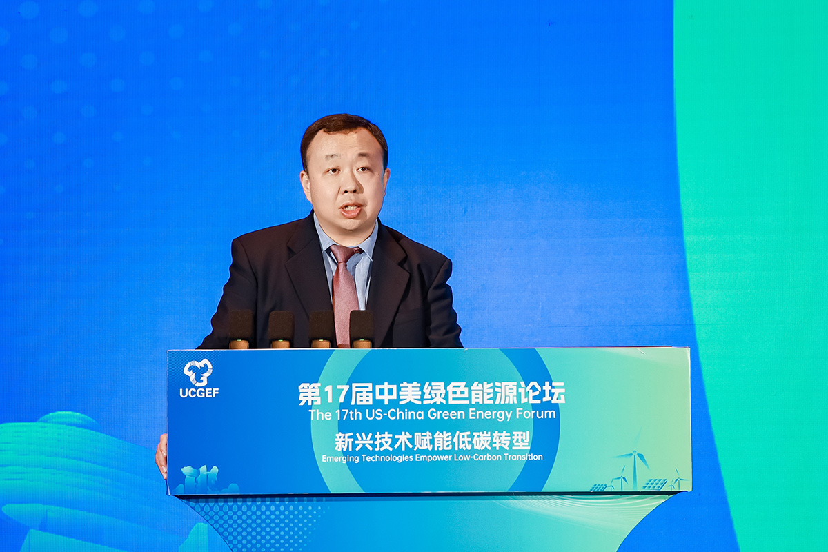 美中绿色能源促进会会长王麒开幕致辞